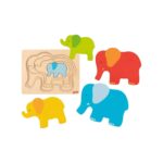 Goki-Schichtenpuzzle-Elefant-57450